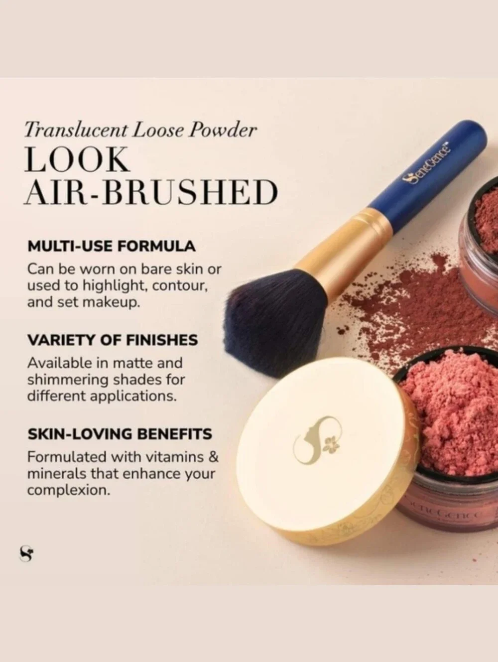 [NWT] SeneGence | Translucent Loose Powders Bundle (8 Items - $440 Total Retail)